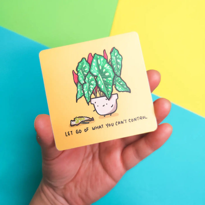 Let Go of What You Can't Control Vinyl Sticker