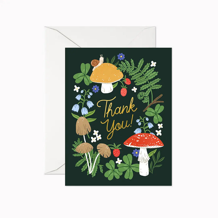 Thank You Mushrooms | Greeting Card