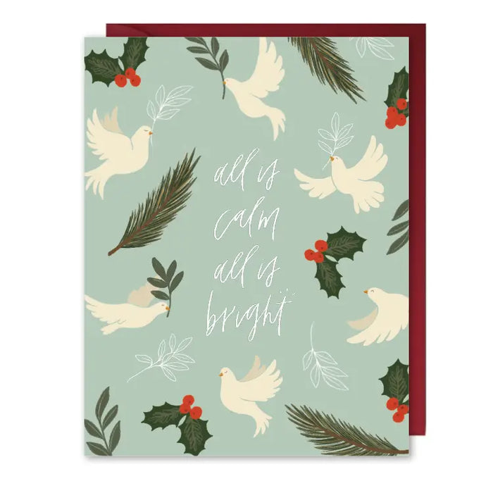 All Is Calm, All Is Bright Card