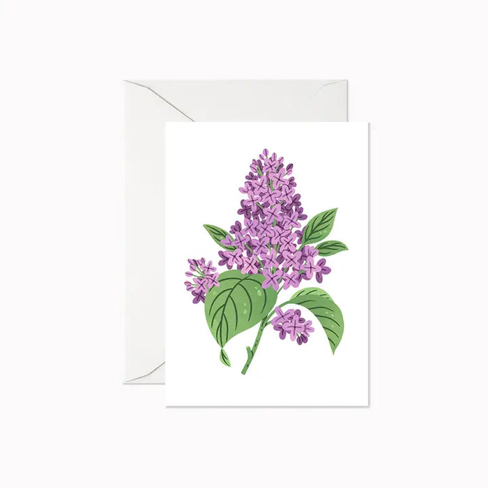 Purple Lilac | Blank Mini Card