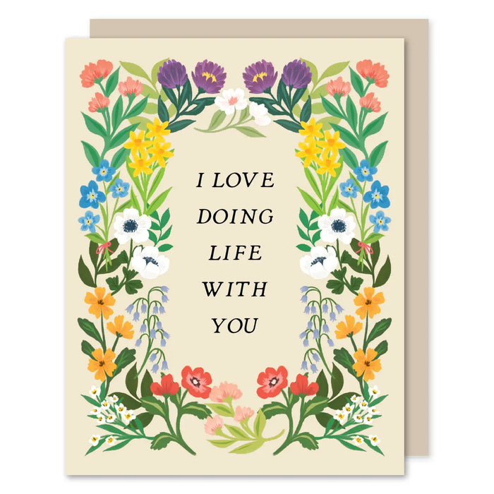 I Love Doing Life with You Card