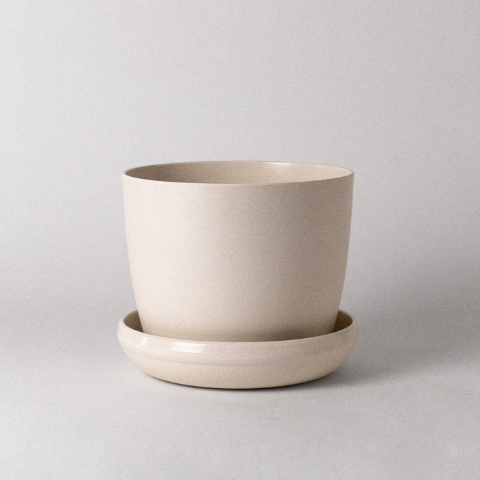 White Bamboo Fibre Planter