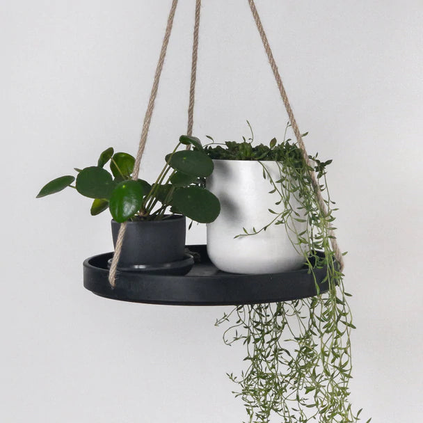 Black Stone Hanging Tray