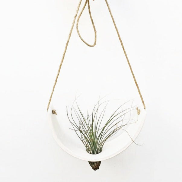White Matte Air Plant Cradle