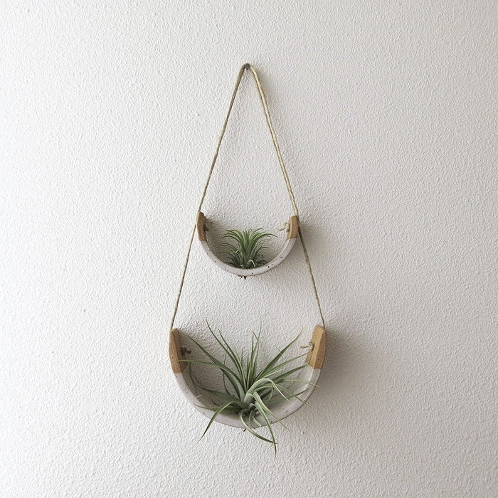 White Speckled Air Plant Cradle