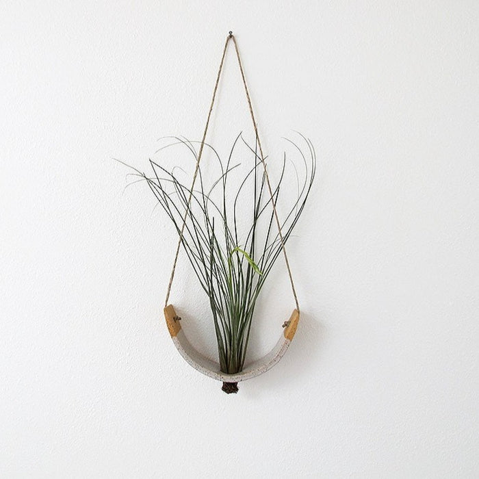 White Speckled Air Plant Cradle