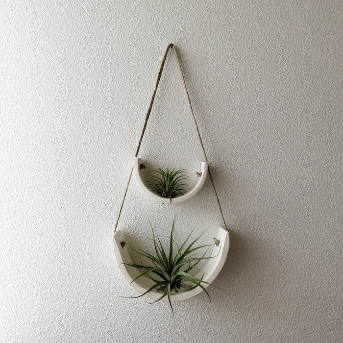 White Matte Air Plant Cradle