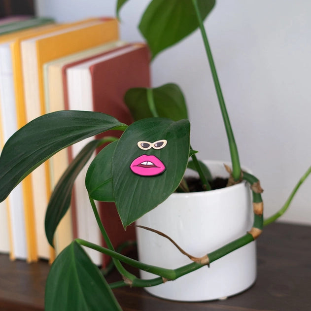 Lips Plant Magnet 3-Pack