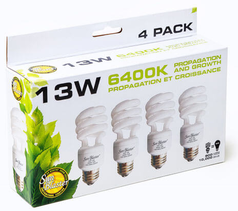 13W Grow Light Bulb (4-Pack)