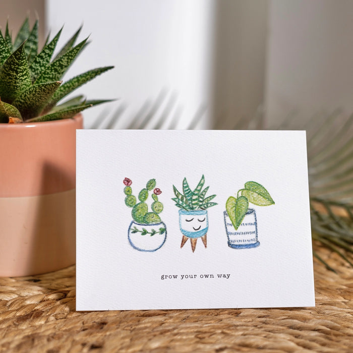 Grow your own way card