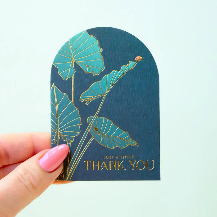 Just A Little Thank You | Tropical Mini Card with Ladybug