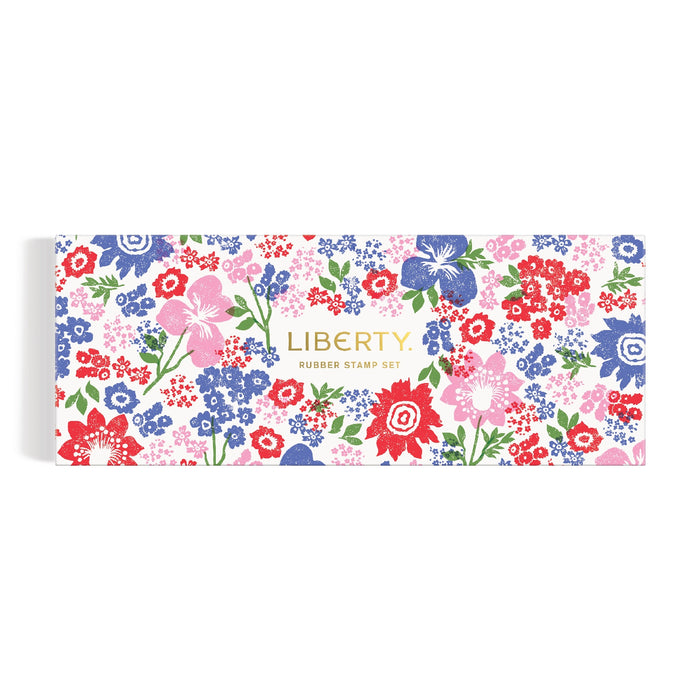 Liberty Floral Rubber Stamp Set