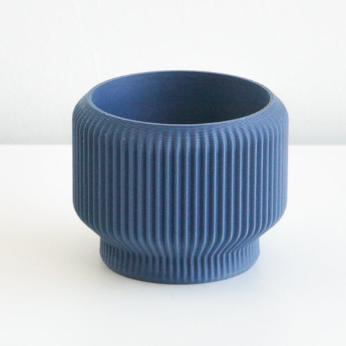 Midnight Blue Cedar Planter