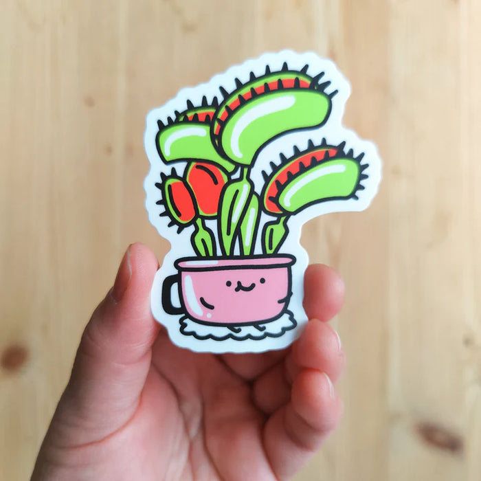 Venus Fly Trap Vinyl Sticker