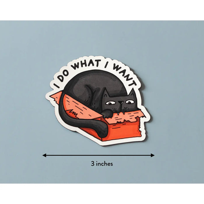 I Do What I Want Sticker