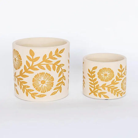 Marigold Terracotta Planter
