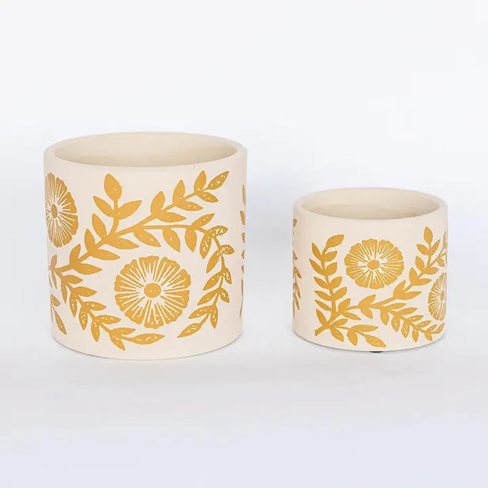 Marigold Terracotta Planter