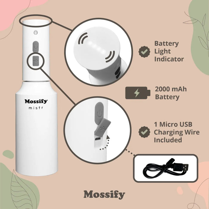 Mossify Mistr - Automatic & Rechargeable Mister For Plants