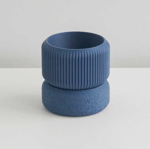 Midnight Blue Cedar Planter