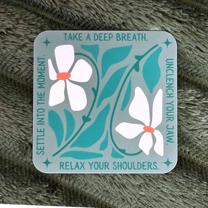 Take A Deep Breath Sticker