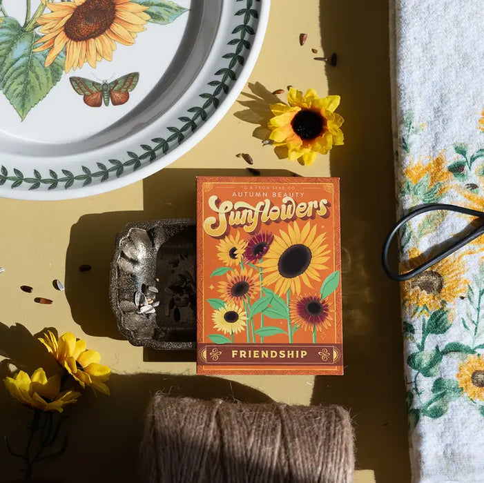 Sunflowers (Friendship) - Floriography Seed Packet