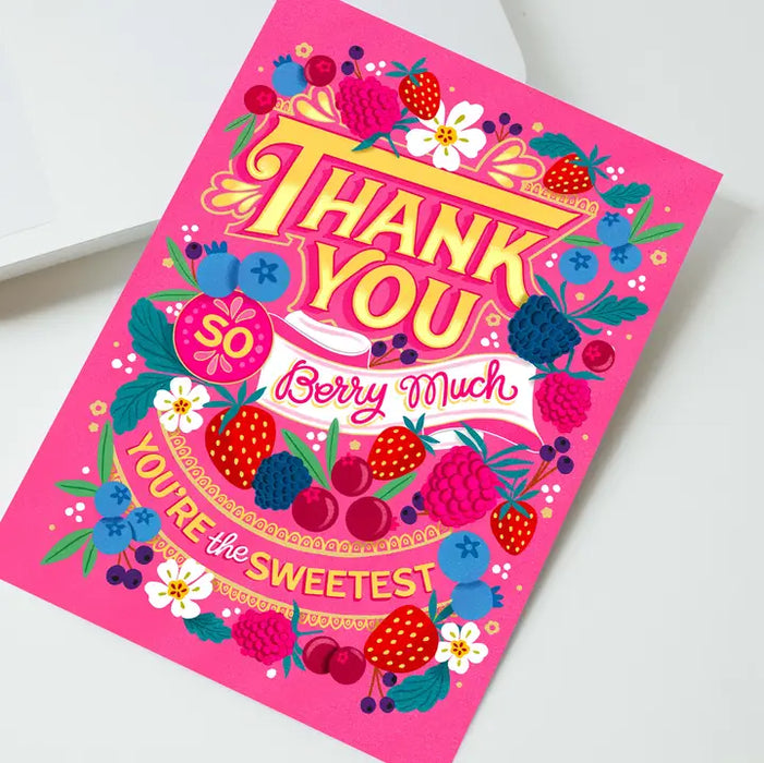 Berries Card - Thank You