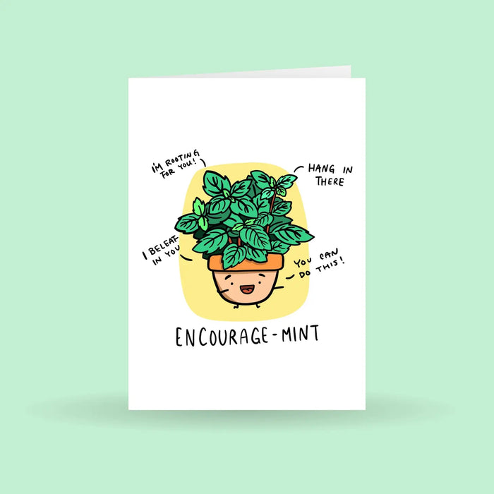 Encourage-mint Greeting Card