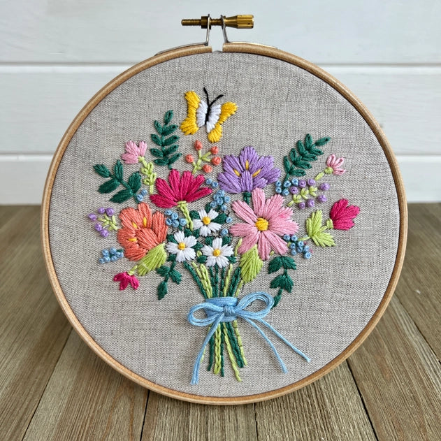 Flower Embroidery Kit