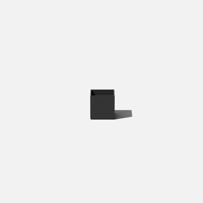 Black Geo Cube Planter