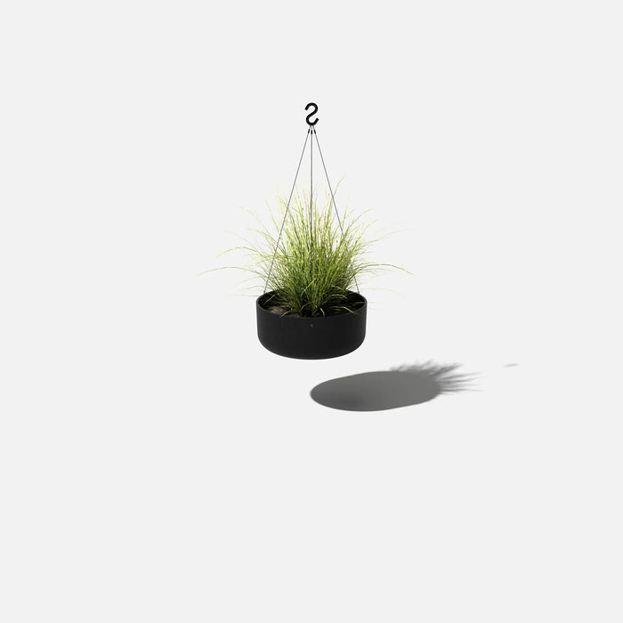Black Hanging Kona Bowl Planter
