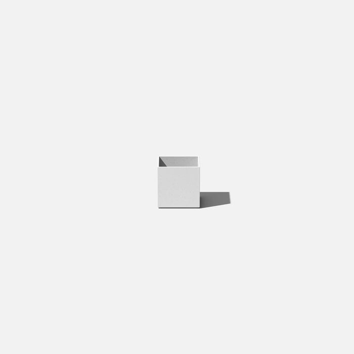 White Geo Cube Planter