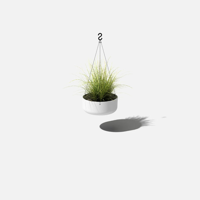 White Hanging Kona Bowl Planter