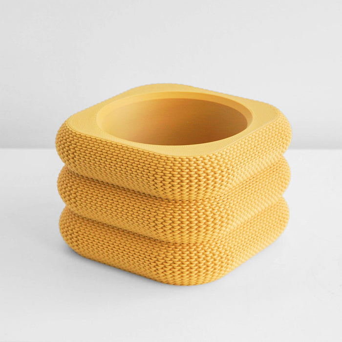 Mustard Yellow Yew Planter