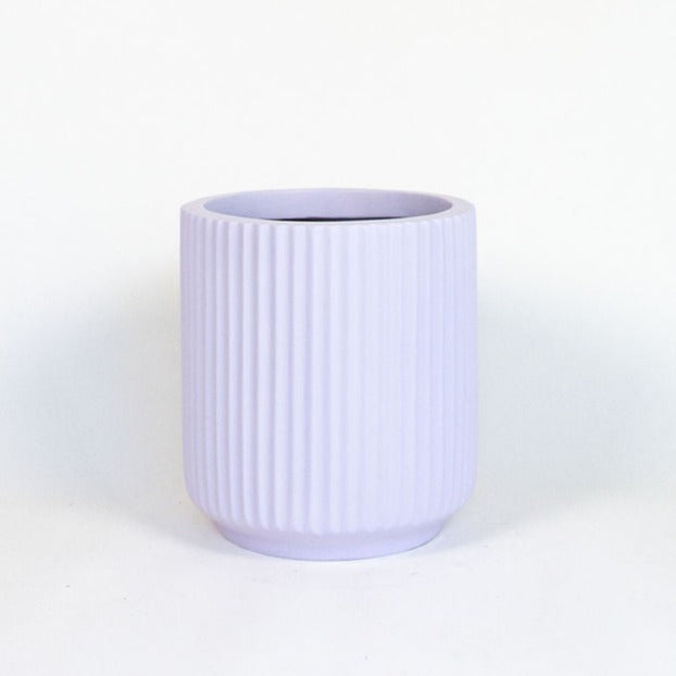 Lilac Scallop Planter