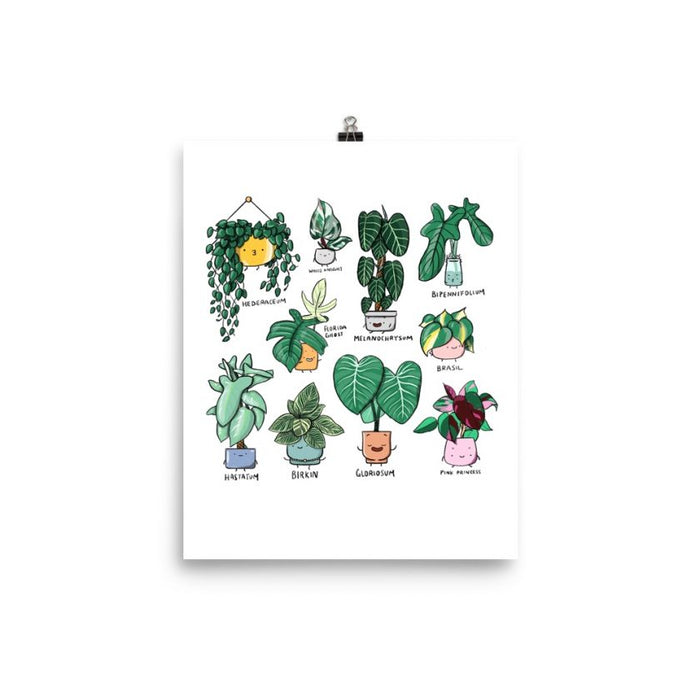 Philodendron Family Art Print
