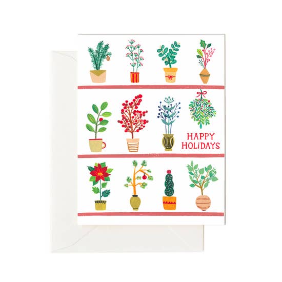 Holiday Plant Shelfie Card